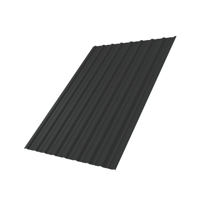 Профнастил С10A 0,5 Satin RAL 7016 антрацитово-серый