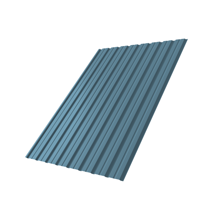 Профнастил С10B 0,45 Drap TX RAL 5024 пастельно-синий