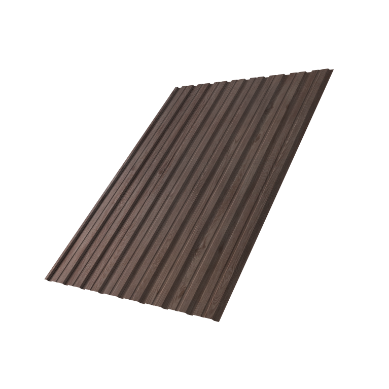 Профнастил С10B 0,45 Print Elite White Wood TwinColor