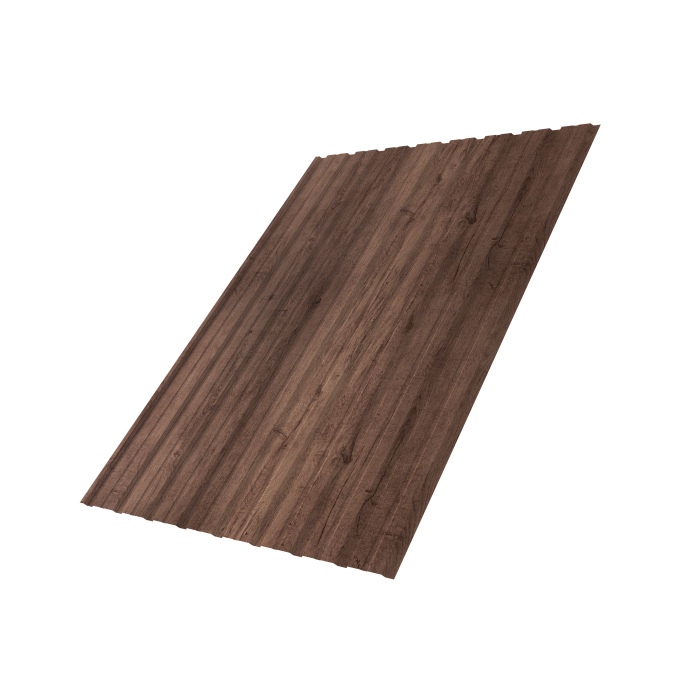 Профнастил С10B 0,45 Print Premium Almond Wood Fresh