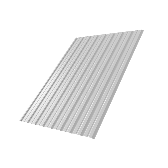 Профнастил С10B 0,5 Satin с пленкой RAL 9003 сигнальный белый