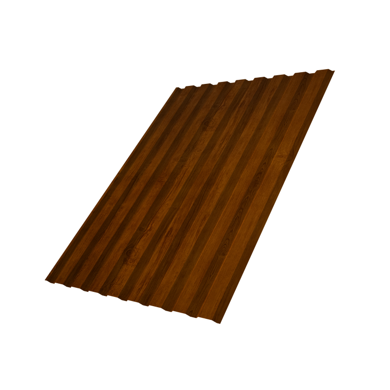 Профнастил С20A 0,4 Print Premium Golden Wood Intense FTC