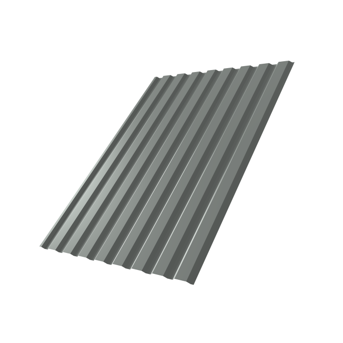 Профнастил С20A 0,45 PE с пленкой RAL 7005 мышино-серый