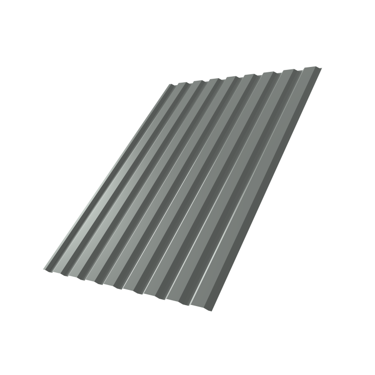 Профнастил С20A 0,45 PE с пленкой RAL 7005 мышино-серый