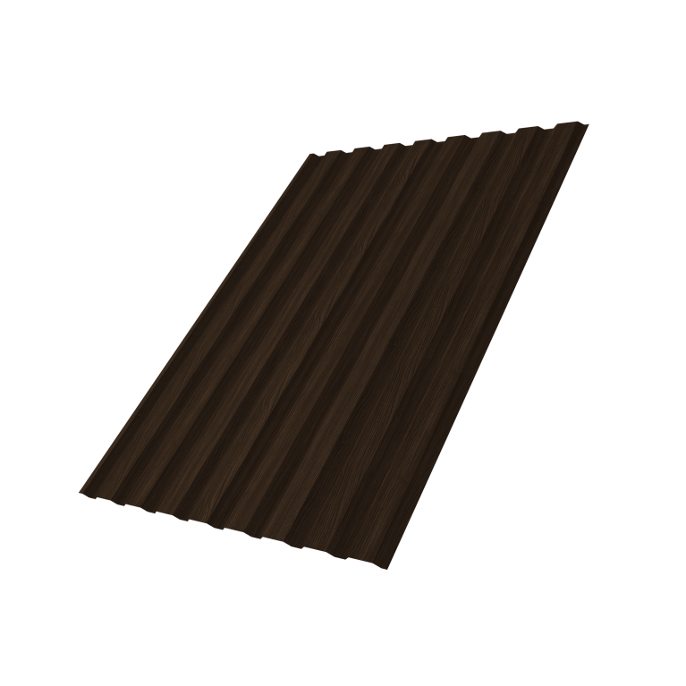 Профнастил С20A 0,45 Print Elite Coffee Wood TwinColor