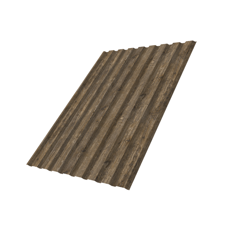 Профнастил С20A 0,45 Print Elite Nordic Wood TwinColor