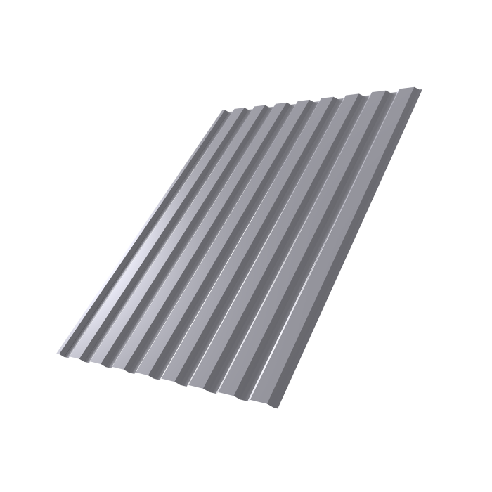 Профнастил С20A 0,5 Satin с пленкой RAL 7004 сигнальный серый