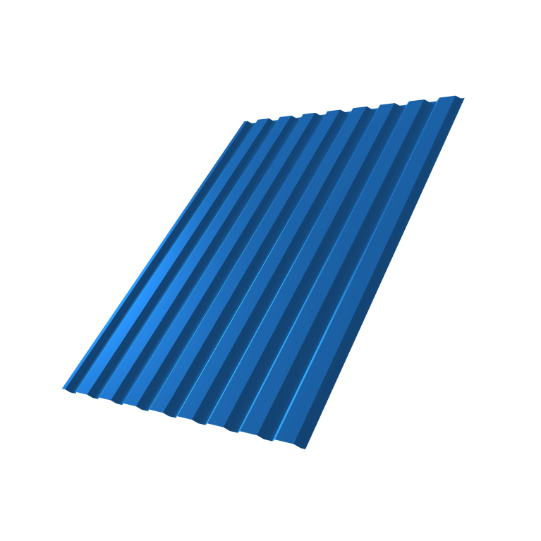 Профнастил С20A 0,7 PE RAL 5005 сигнальный синий