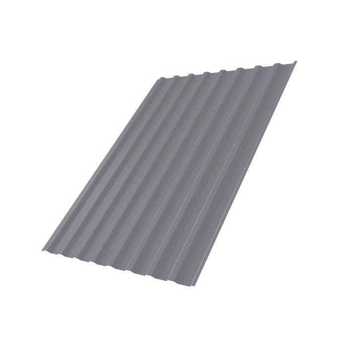 Профнастил С20B 0,45 Drap TX с пленкой RAL 7004 сигнальный серый