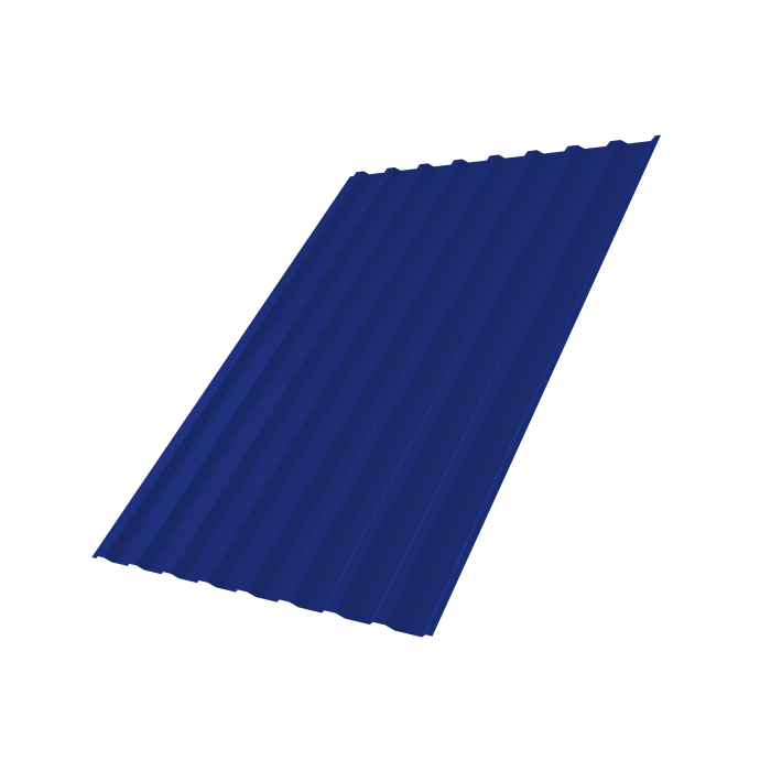 Профнастил С20B 0,45 PE RAL 5002 ультрамариново-синий