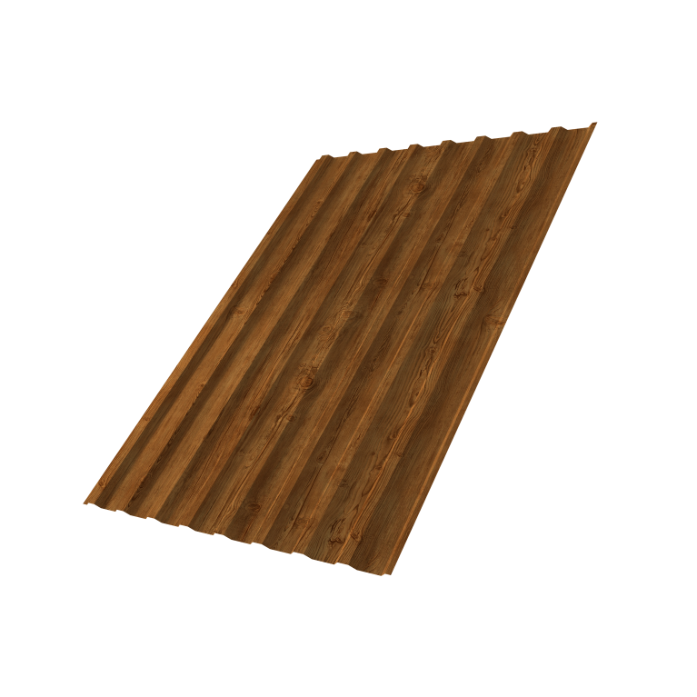 Профнастил С20B 0,45 Print-Double Elite Golden Wood