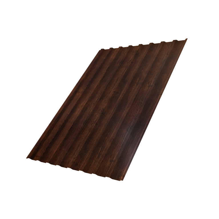 Профнастил С20B 0,45 Print-Double Premium Cherry Wood Dark F