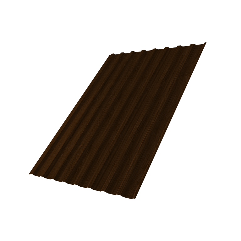 Профнастил С20B 0,45 Print Elite Choco Wood TwinColor