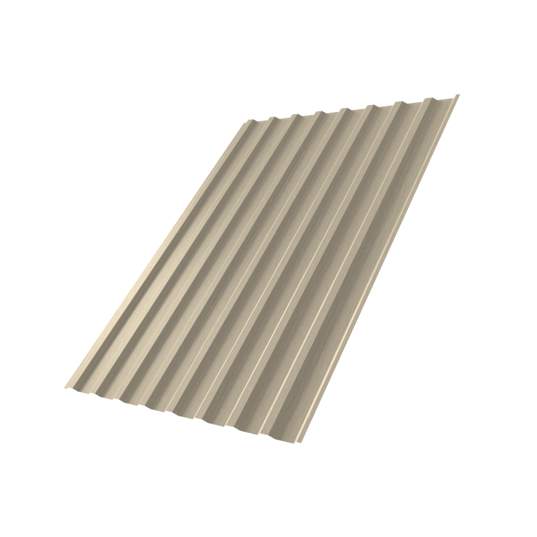 Профнастил С20B 0,45 Print Elite Milky Wood TwinColor