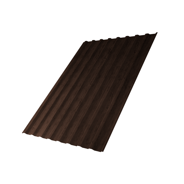 Профнастил С20B 0,45 Print Premium Antique Wood TwinColor