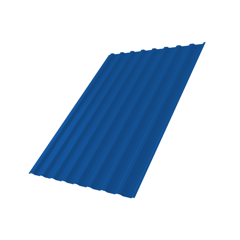 Профнастил С20B 0,7 PE RAL 5005 сигнальный синий