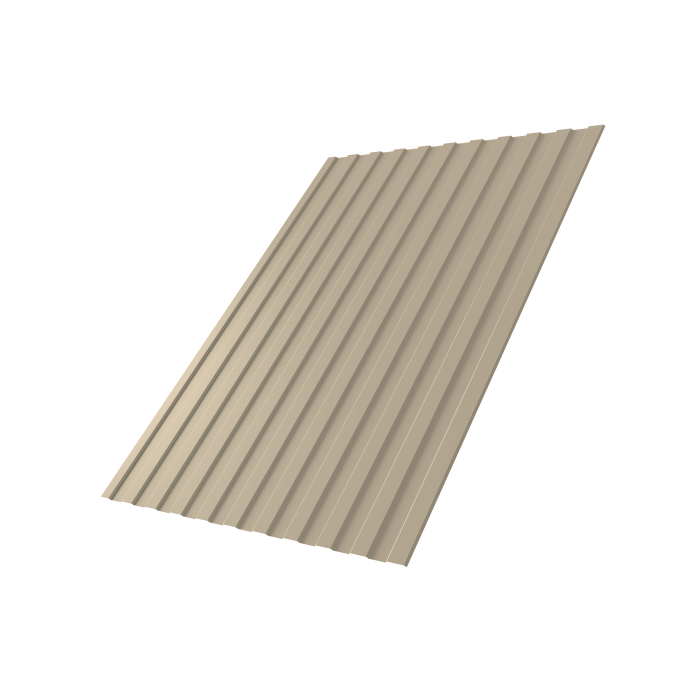 Профнастил С8A v01 0,45 PE RAL 1015 светлая слоновая кость