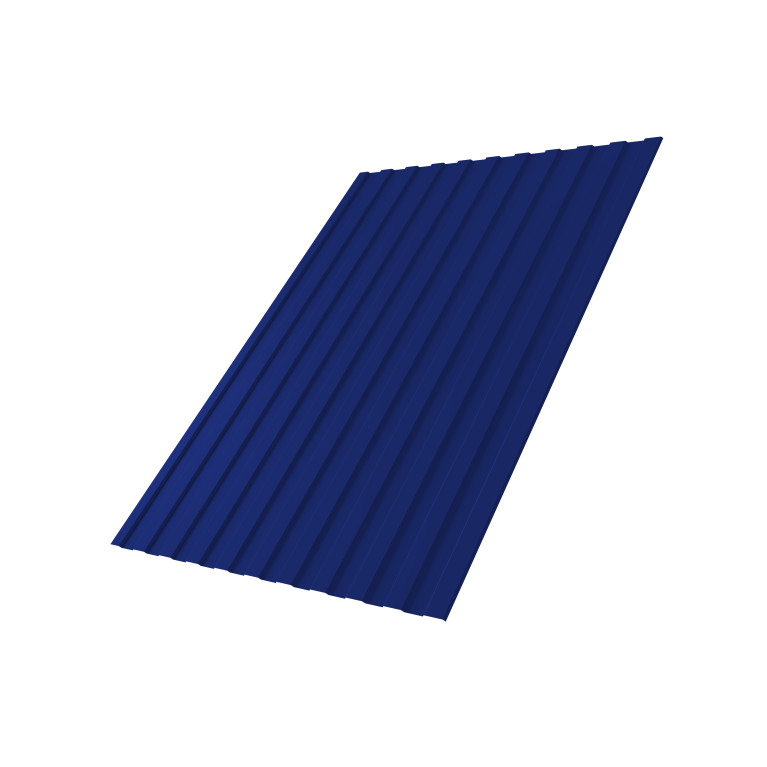 Профнастил С8A v01 0,45 PE RAL 5002 ультрамариново-синий