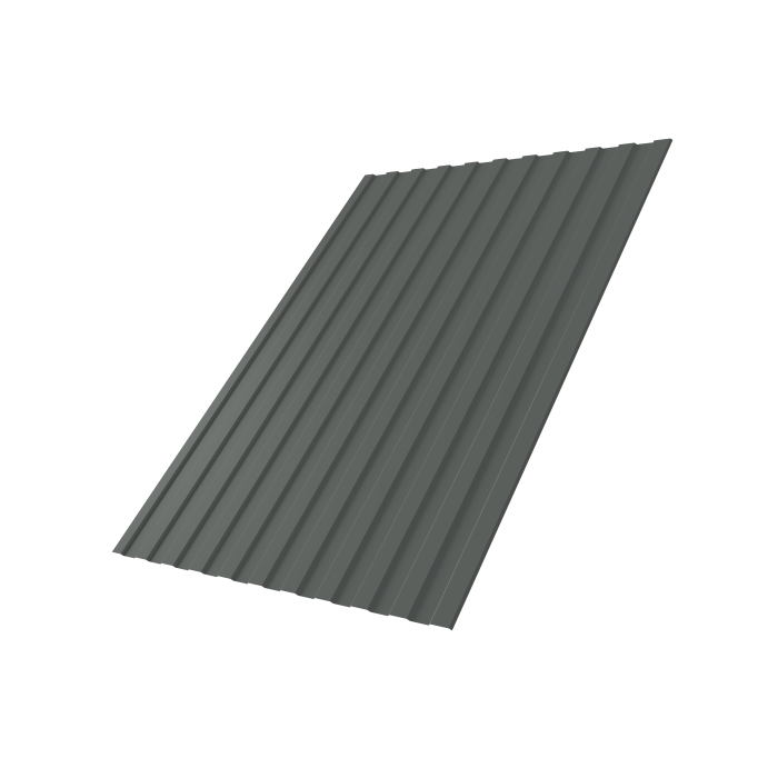 Профнастил С8A v01 0,45 PE RAL 7005 мышино-серый