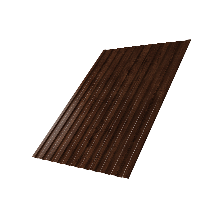 Профнастил С8A v01 0,45 Print Elite Cherry Wood TwinColor