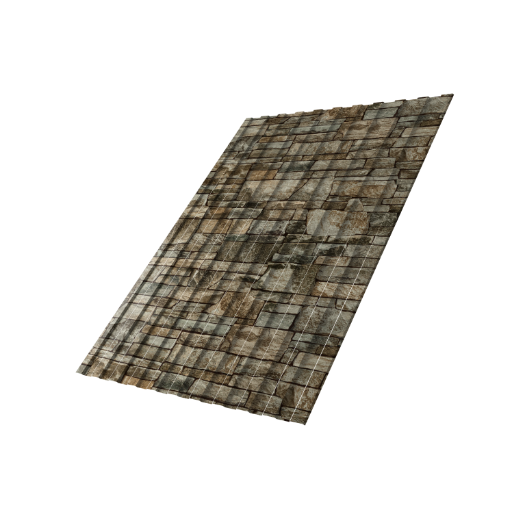 Профнастил С8A v01 0,45 Print Elite Fine Stone TwinColor