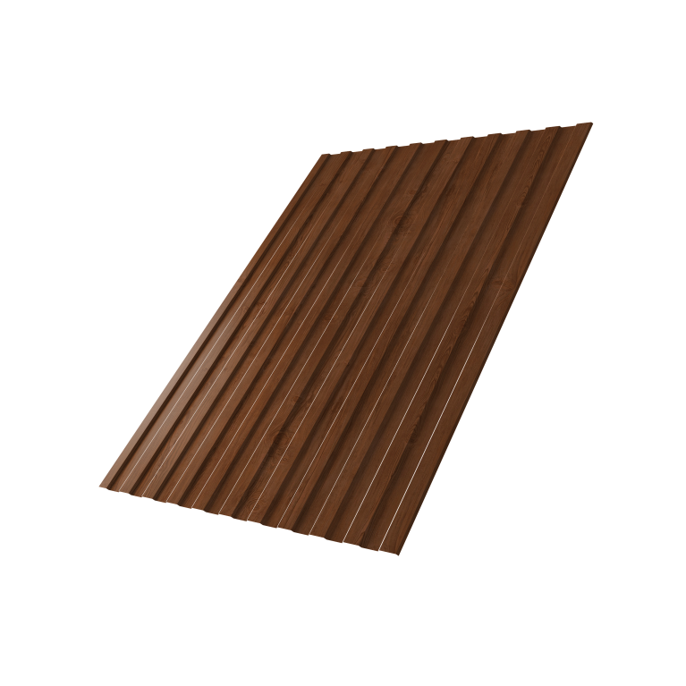 Профнастил С8A v01 0,45 Print Elite Rowan TwinColor