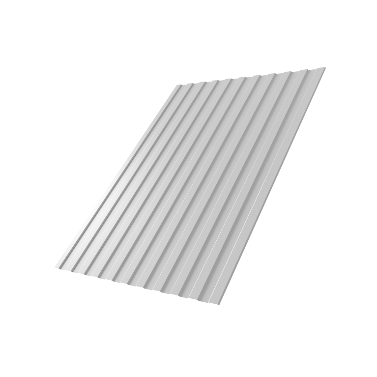 Профнастил С8A v01 0,5 Satin RAL 9003 сигнальный белый